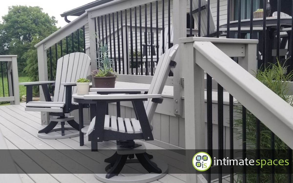 Outdoor Living: Deck, Stone Steps & walls