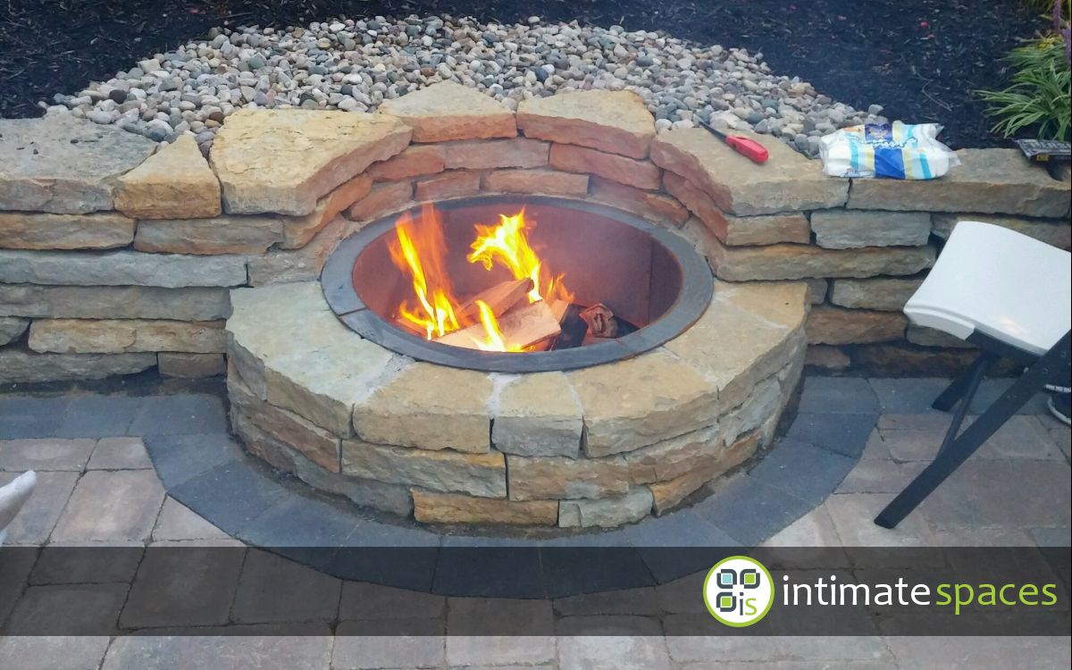 Outdoor Living: Deck, Stone Steps & walls