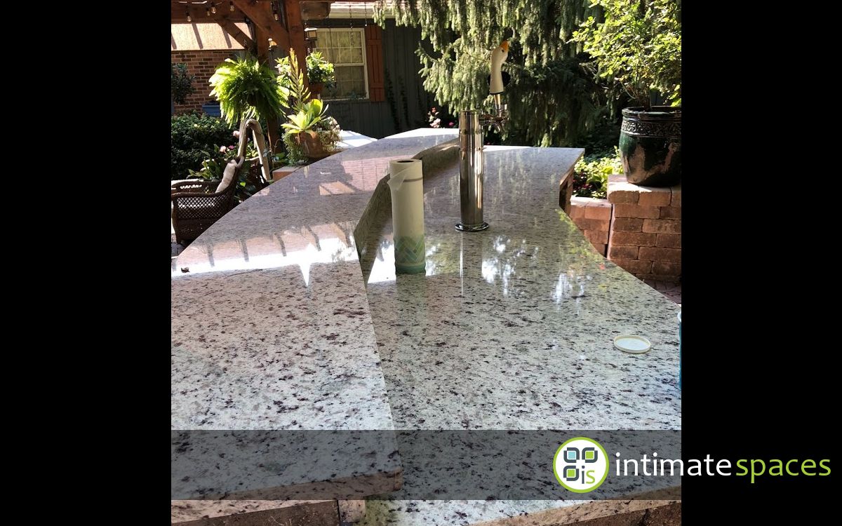 Outdoor Project: Patio, kegerator, bar, grill island