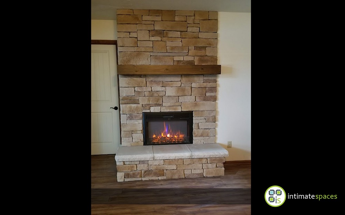 Indoor Project: electric fireplace remodel