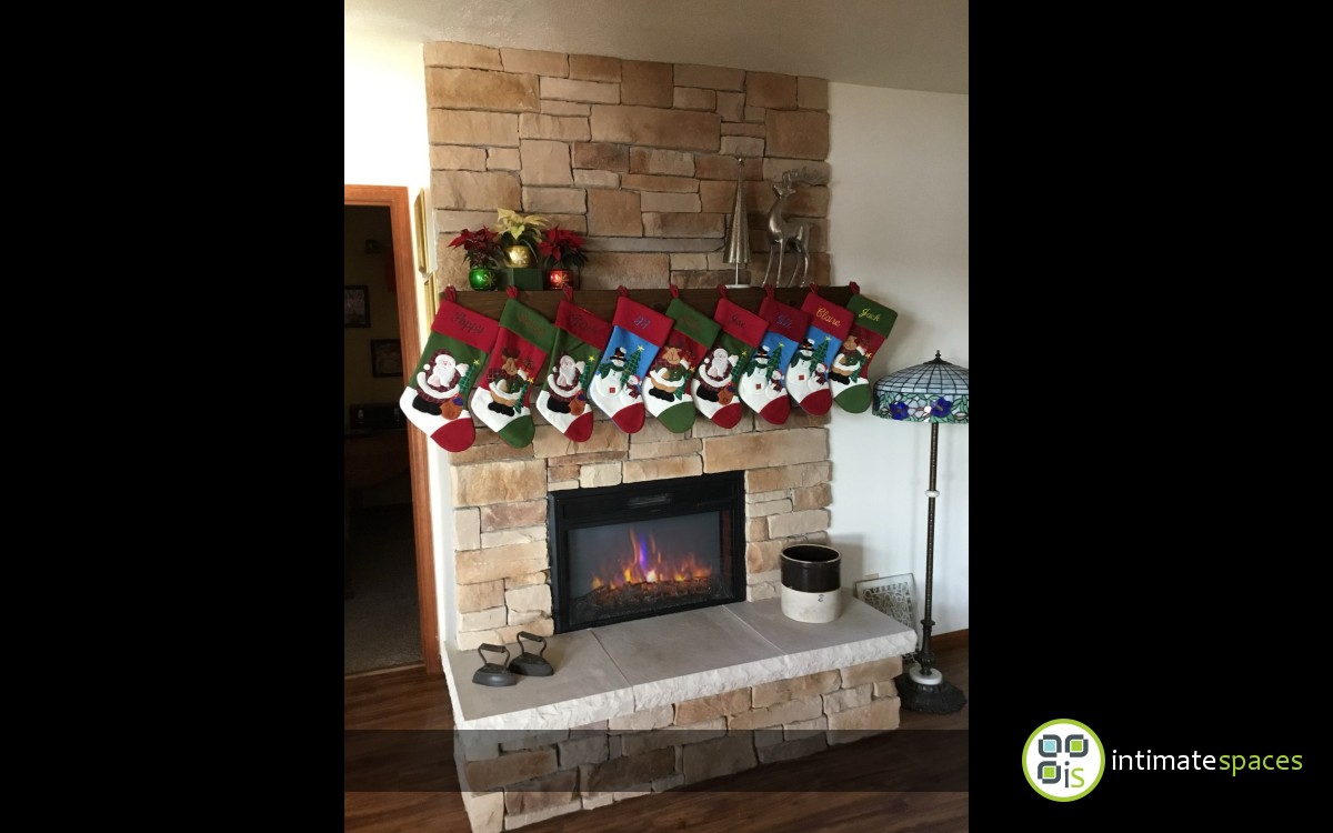 Indoor Project: electric fireplace remodel