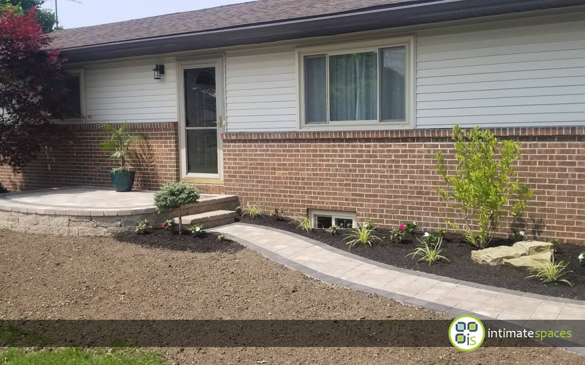 Outdoor Living: Deck, Stone Steps & walls
