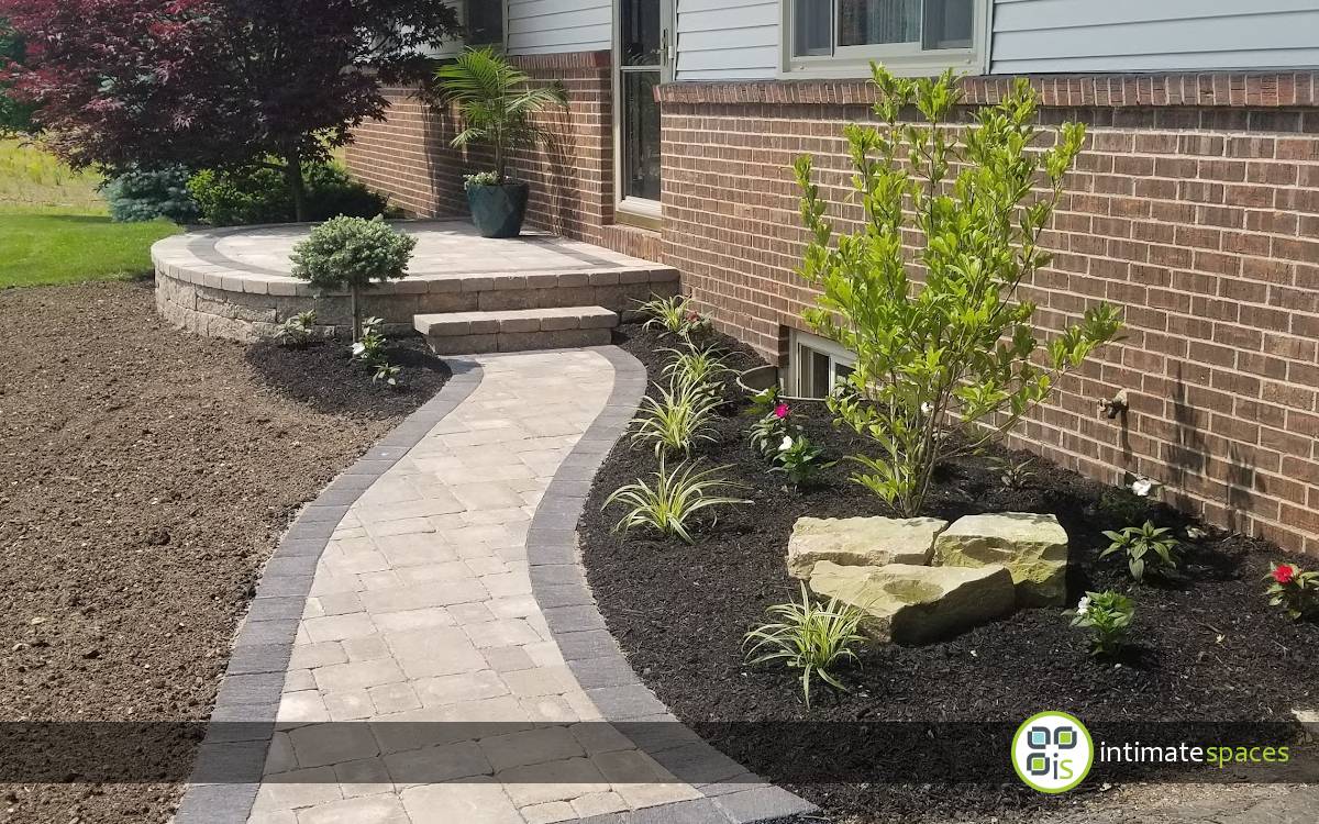 Outdoor Living: Deck, Stone Steps & walls