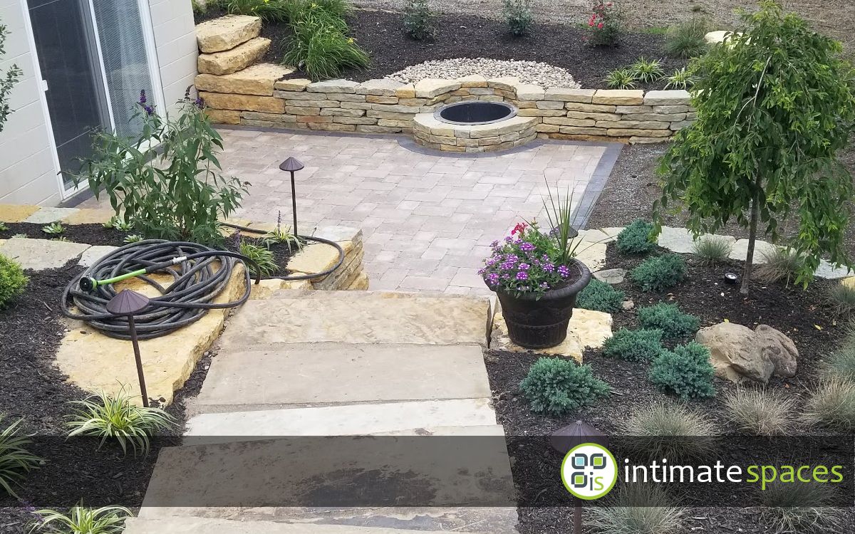 Outdoor Living: Deck, Stone Steps & walls